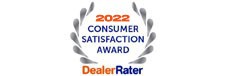 215 consumer satisfaction award - dealer rater
